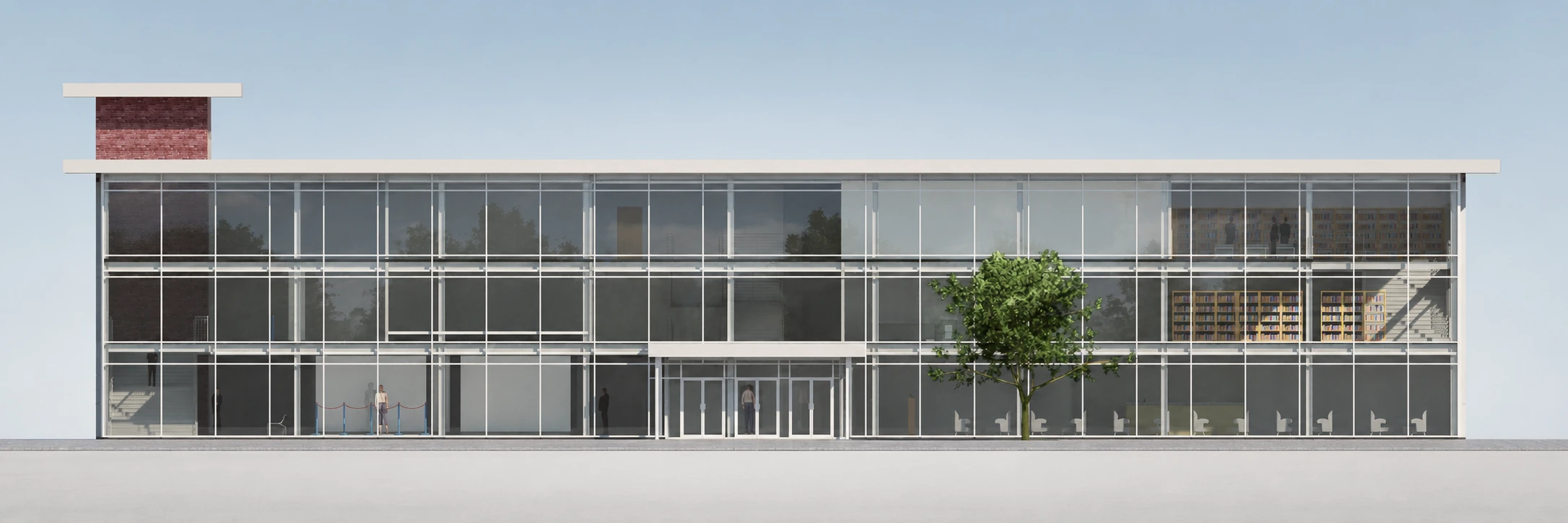 Museum north elevation