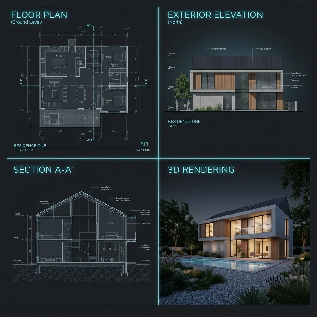 Architecture Drawing Types